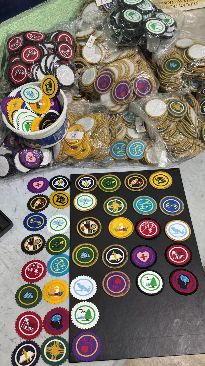 Assorted custom embroidered patches