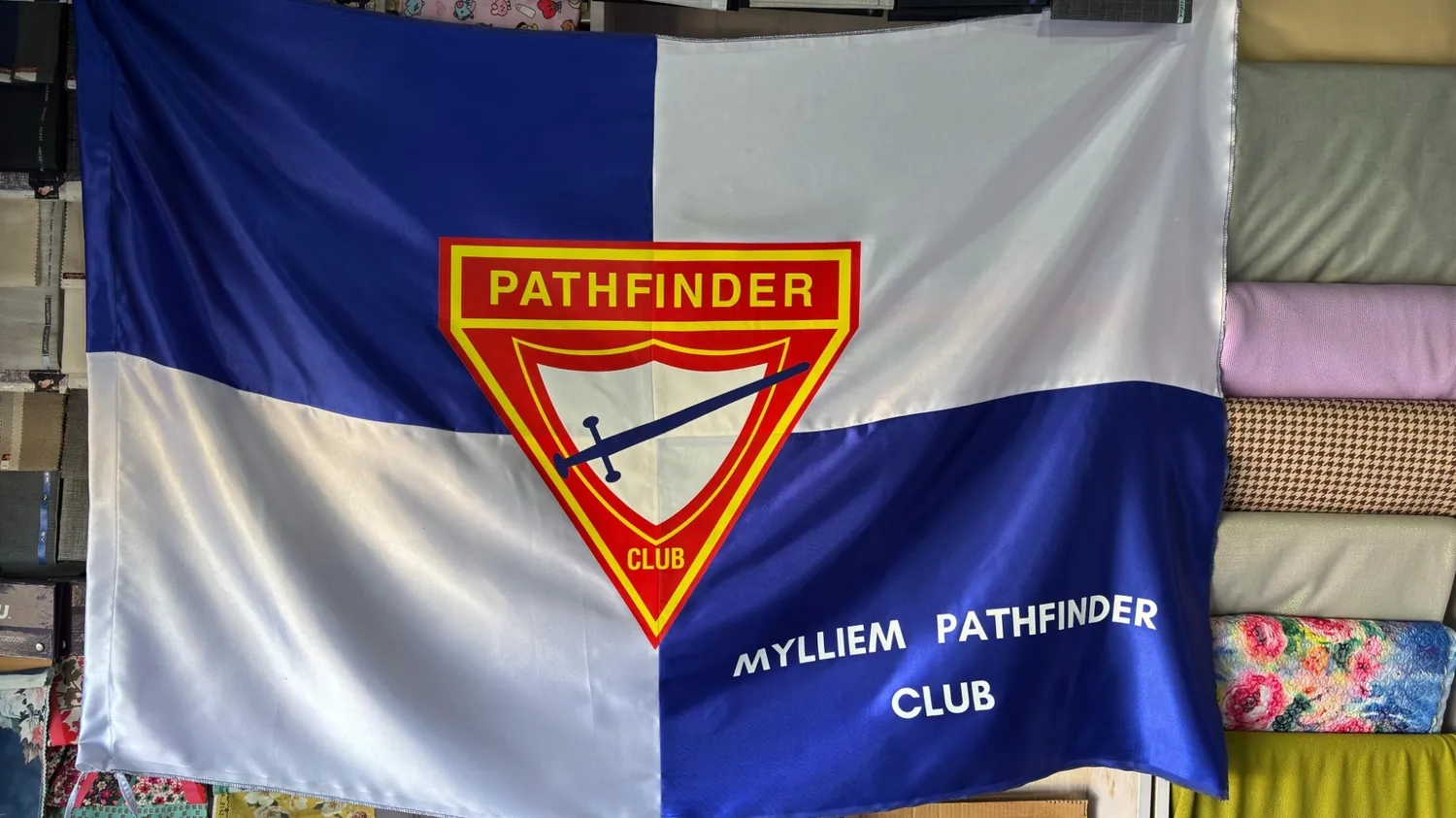 Custom Mylliem Pathfinder Club flag